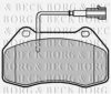 BORG & BECK BBP2019 Brake Pad Set, disc brake